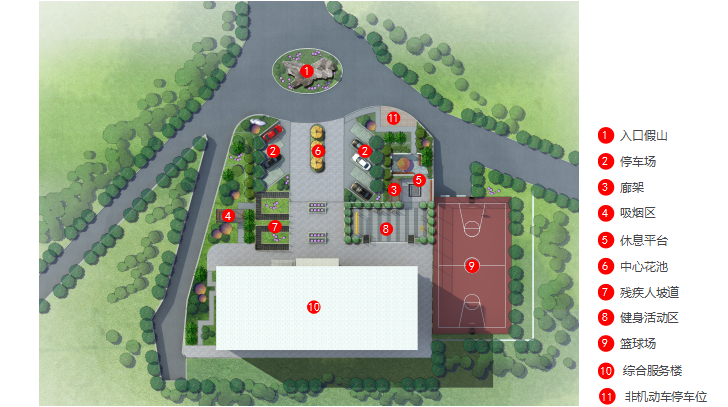 徐州金山橋社區(qū)綜合服樓景觀設(shè)計(jì)